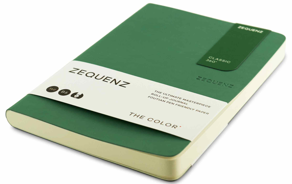 Zequenz The Color Notizbuch B6 Jadegrün