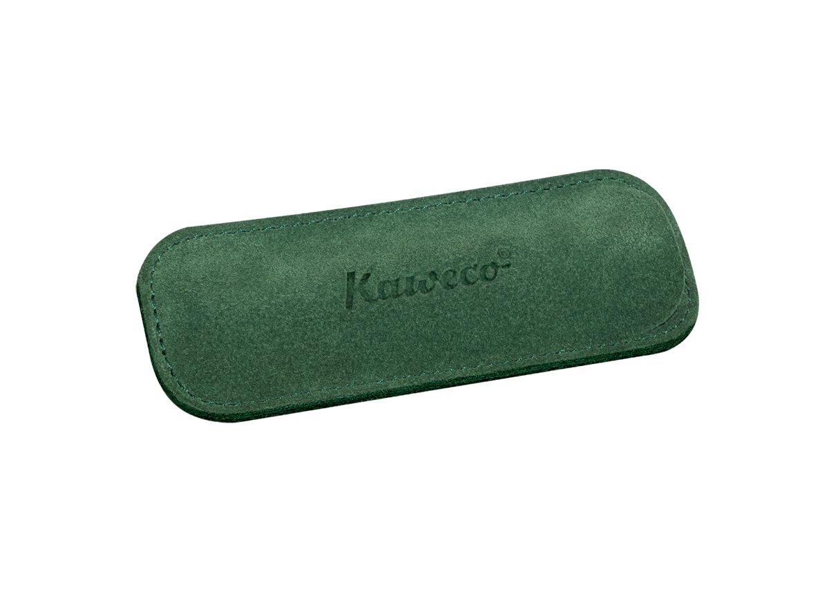 Kaweco_Eco_Velour_Pouch_Green_2Pen_web Kaweco Sport ECO Veloursleder Etui für 2 Stift Grün