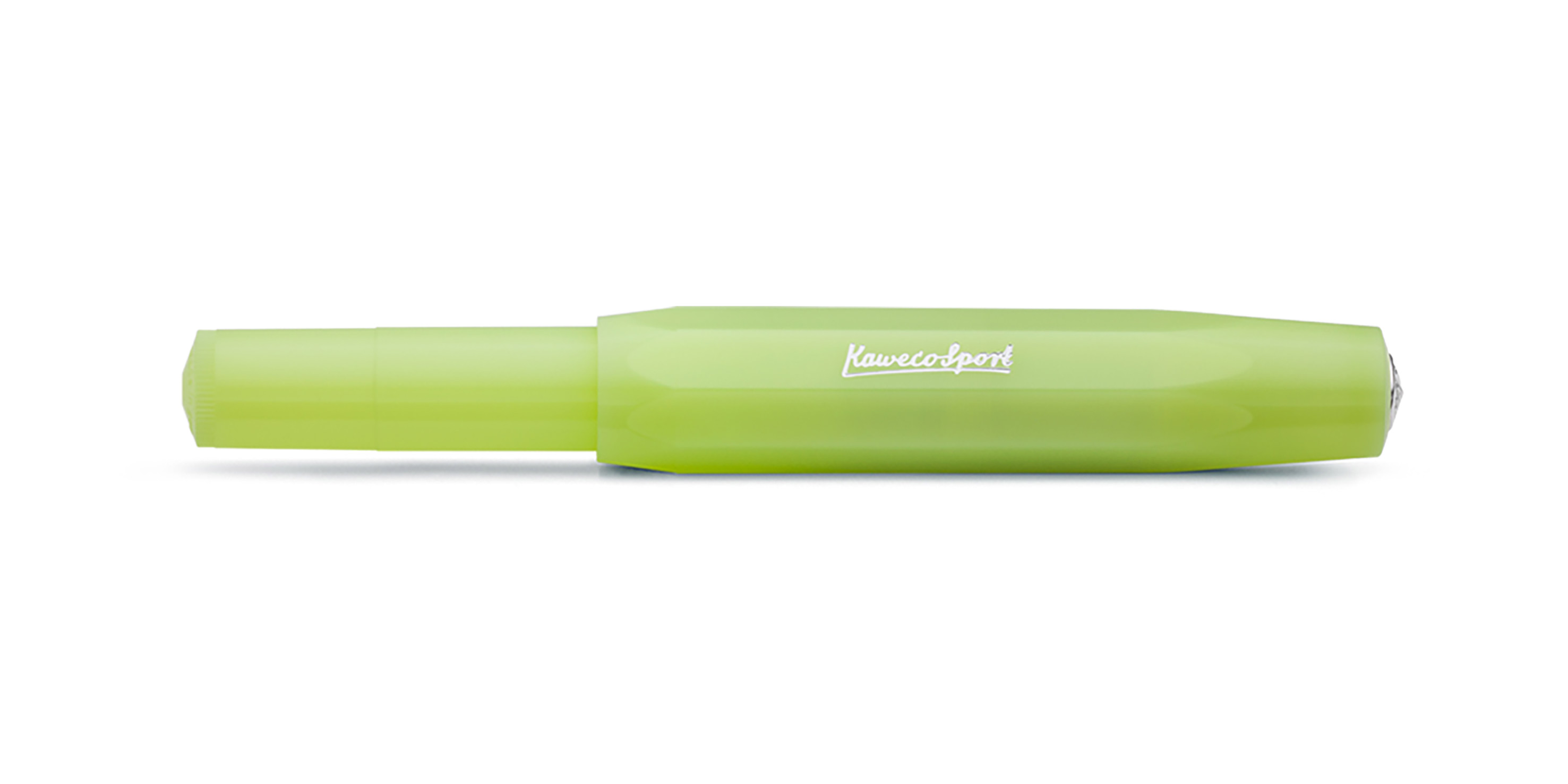 Kaweco-Frosted-Sport-F-ller-Geschlossen-Fine-Lime-fountain-pen-closed Kaweco FROSTED Sport Füllhalter Fine Lime Geschlossen