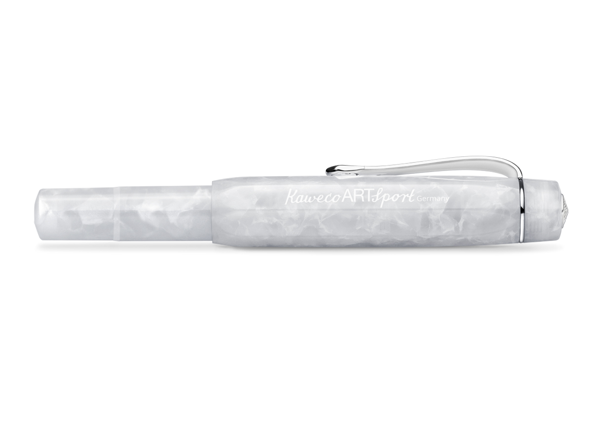 Kaweco_Art_Sport_FP_MineralWhite_closed_02_web_s Kaweco Art Sport Füllhalter Mineral White