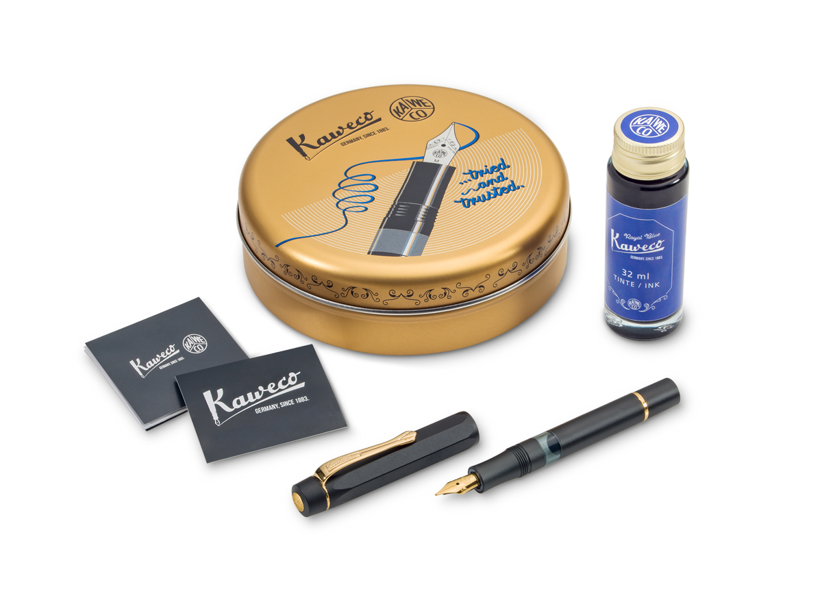 Kaweco Al SPORT Kolbenfüllhalter Starter Set