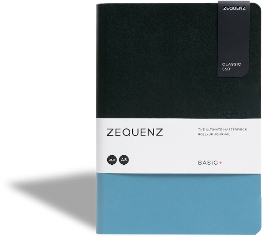 Zequenz Basic Plus Notizbuch A5 Emerald Lagoon