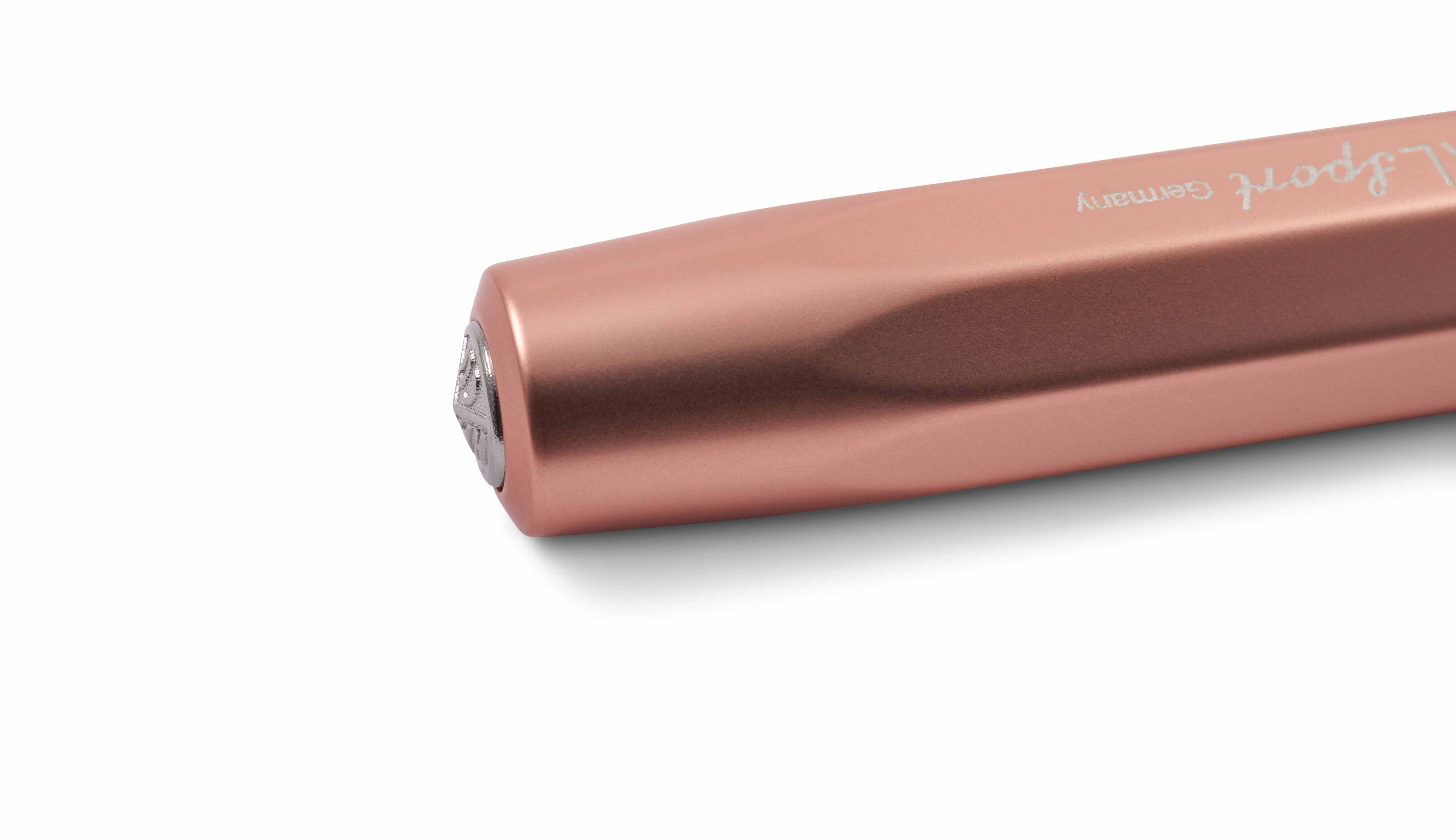 Kaweco AL Sport Füllhalter Rosegold | Medium Stahl blank