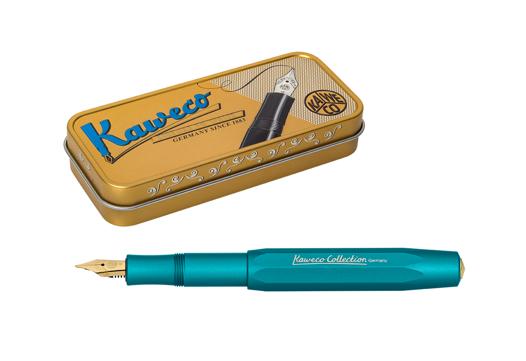 Kaweco_Collection_Set_IguanaBlue_01 Kaweco COLLECTION Füllhalter Iguana Blue