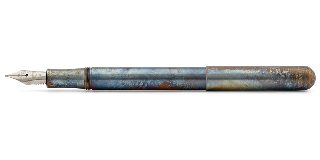 Kaweco_LILIPUT_Fireblue_Fuellhalter Kaweco LILIPUT Füllhalter Fireblue Kalligrafie