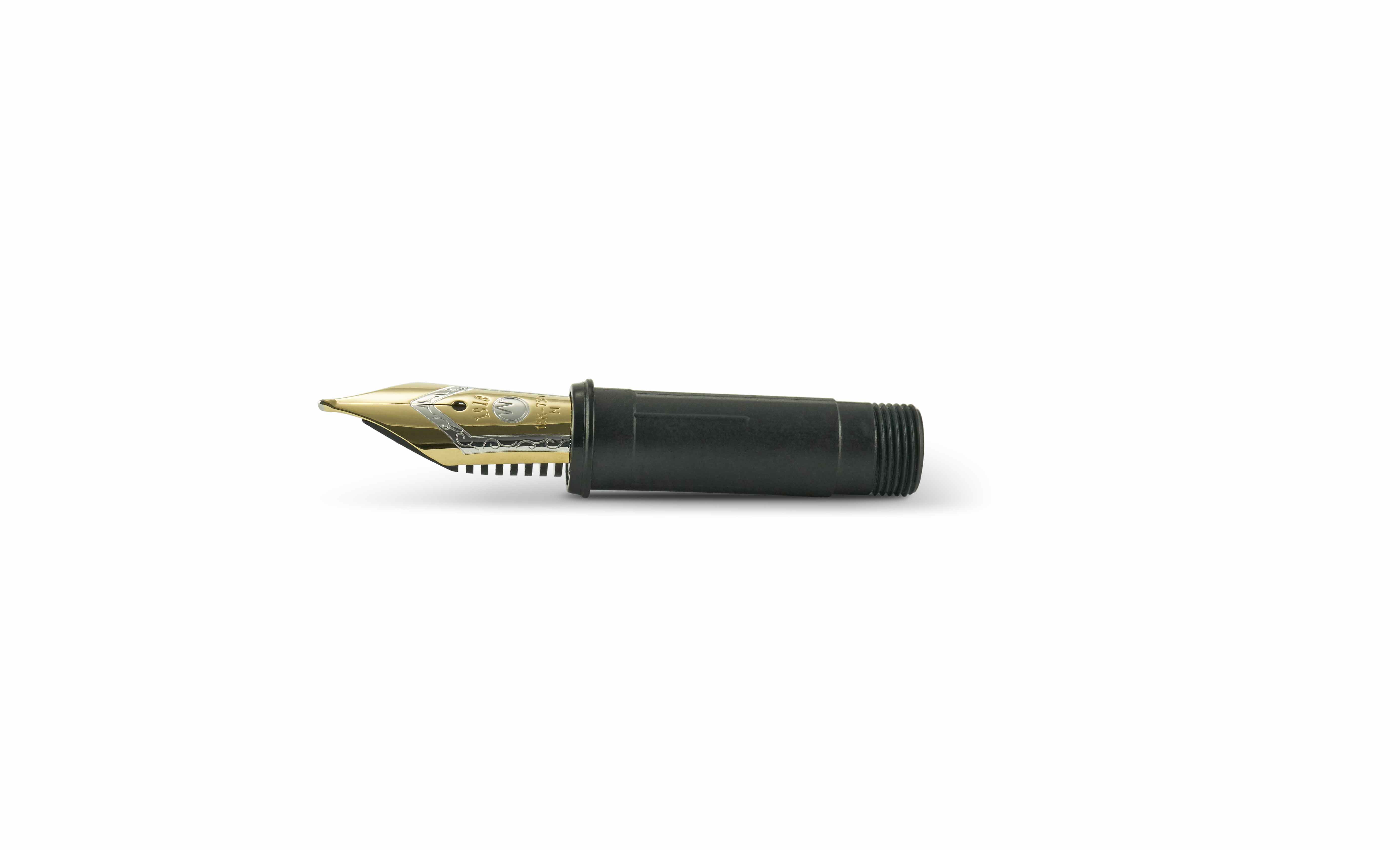 Waldmann-fountain-pen-nib-small-0158-Medium-18-karat Waldmann Ersatz Feder 18 kt. Gold klein Medium
