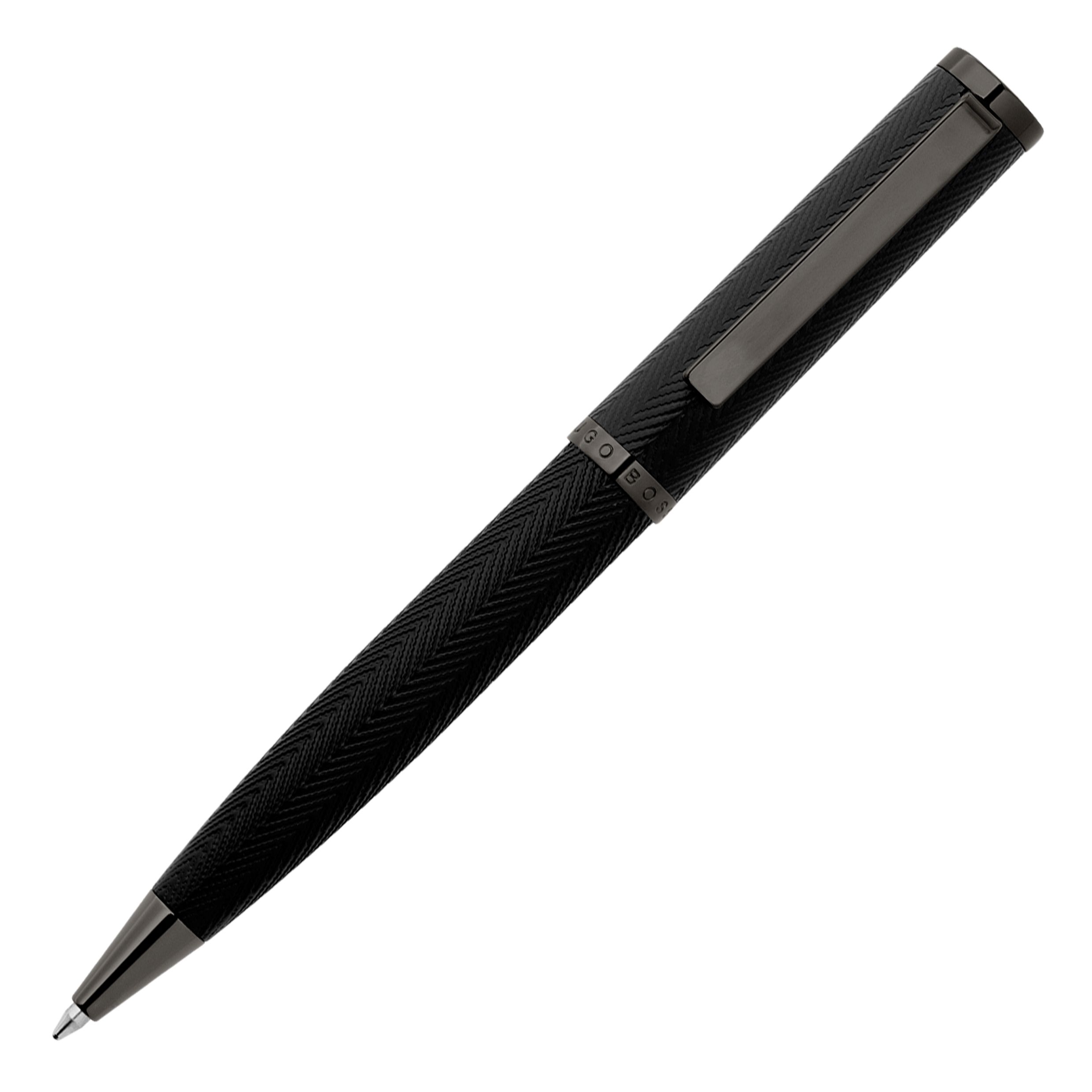 HSI1064D-2 Hugo Boss ballpoint pen Formation Herringbone Gun