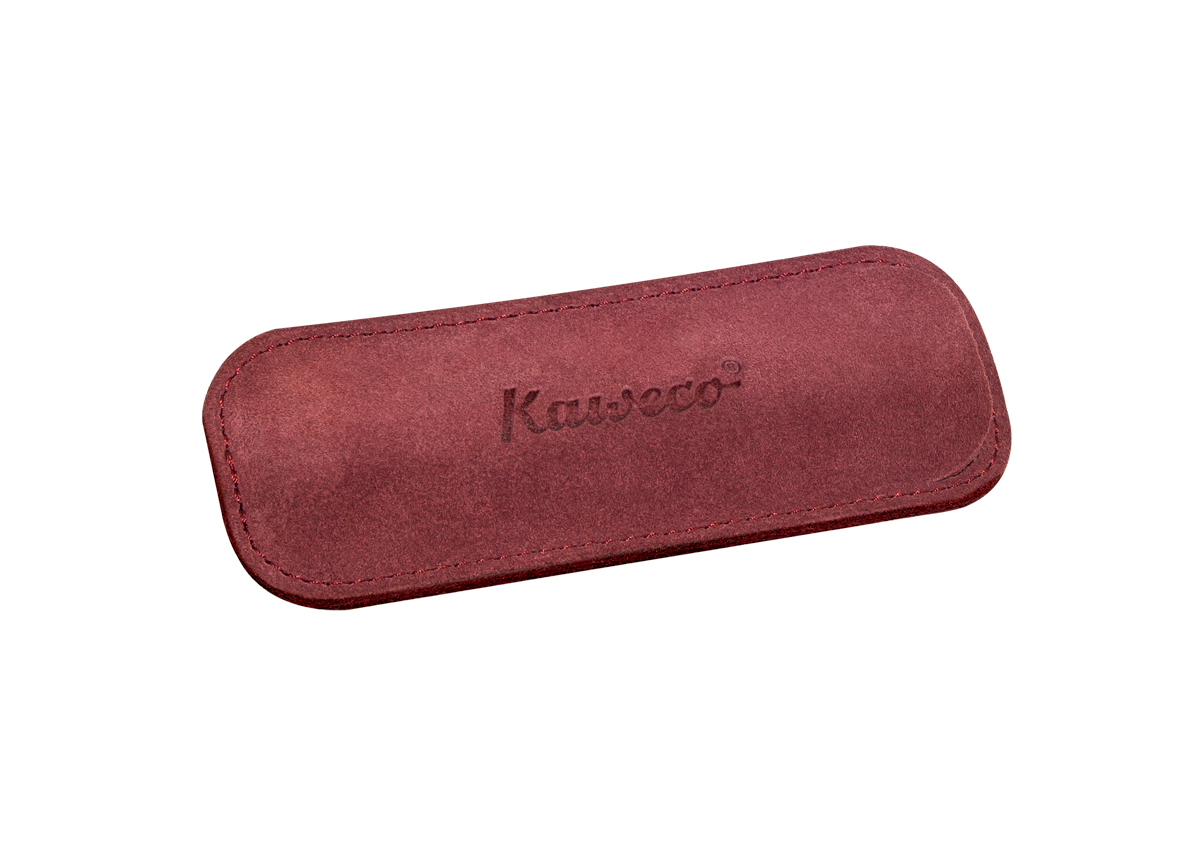 Kaweco_Eco_Velour_Pouch_Bordeaux_2Pen_web Kaweco Sport ECO Veloursleder Etui für 2 Stift Bordeaux