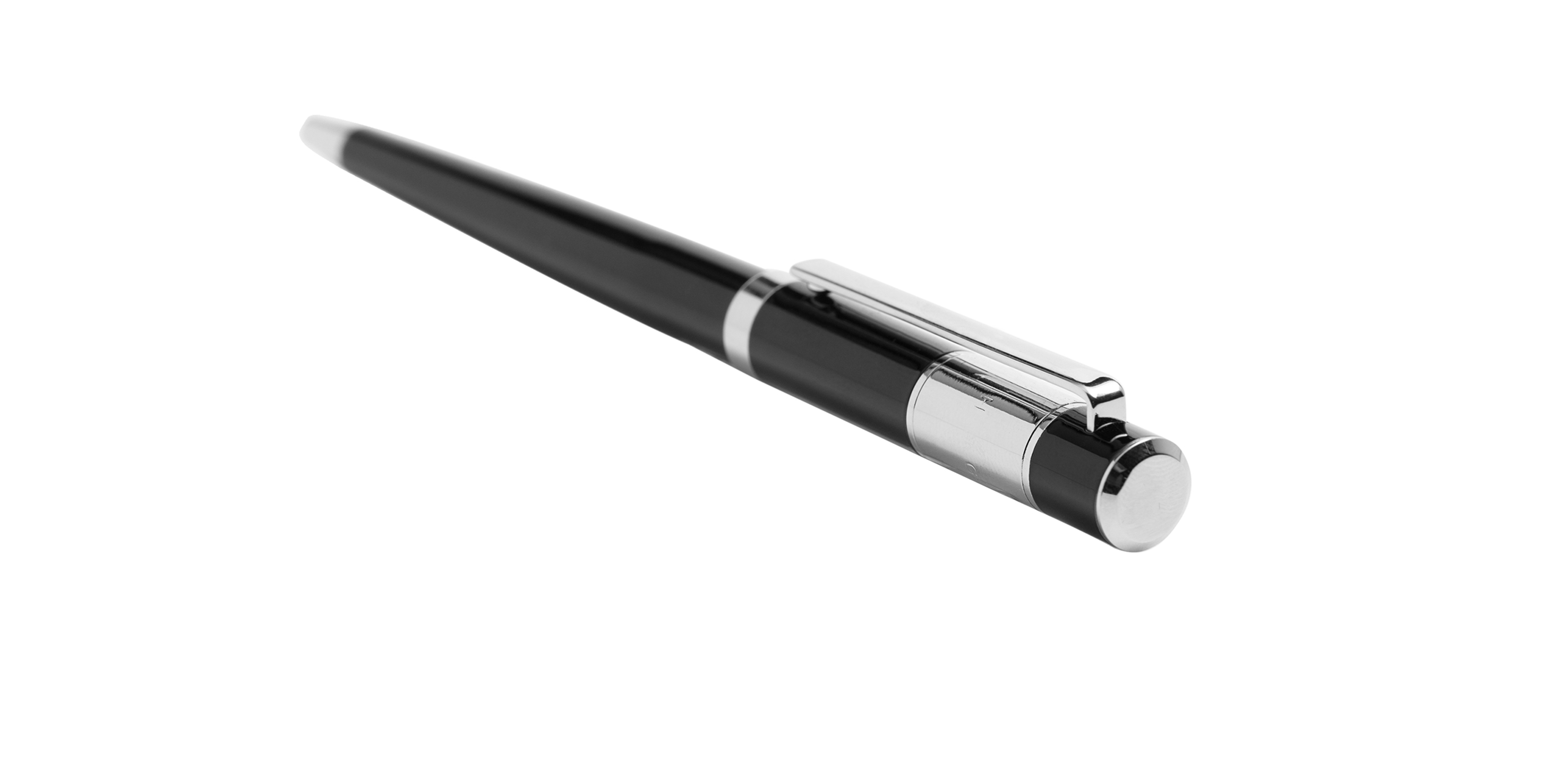 Hugo-Boss-RIBBON-Kugelschreiber-Classic-diagonal Hugo Boss RIBBON Kugelschreiber Classic