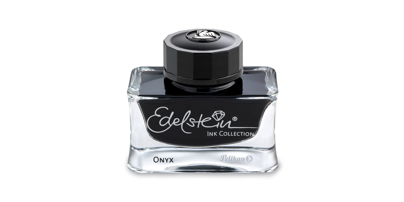 Pelikan Edelstein Tintenglas Onyx Schwarz