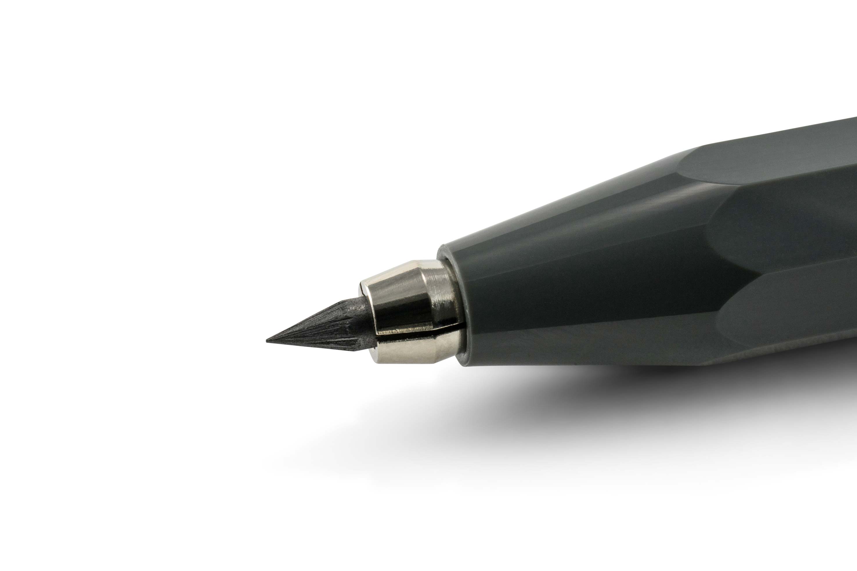 Kaweco-Details-SKYLINE-Grau-Fallbleistift Kaweco SKYLINE Sport Fallbleistift 3,2mm Grau Detail Front