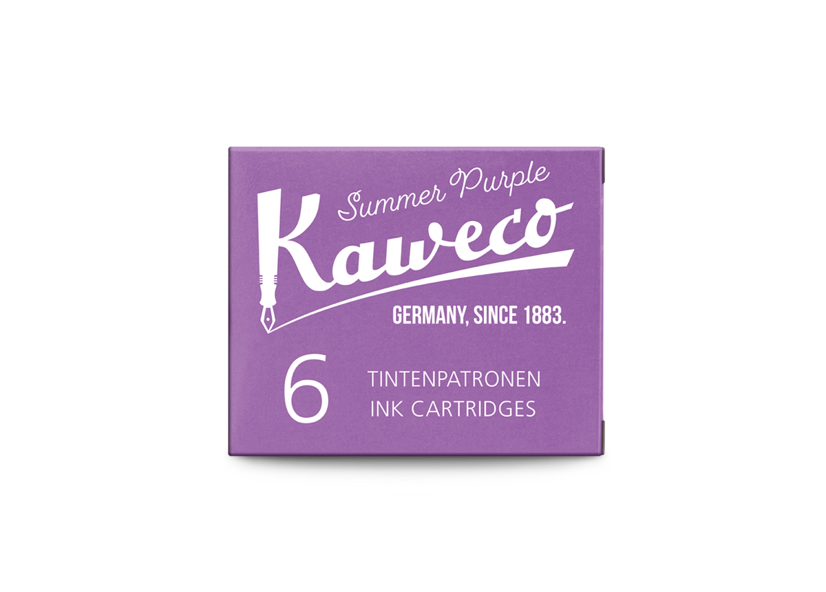 Kaweco_Ink_6-pack_SumPur_web_s Kaweco Tintenpatronen Sommer Lila