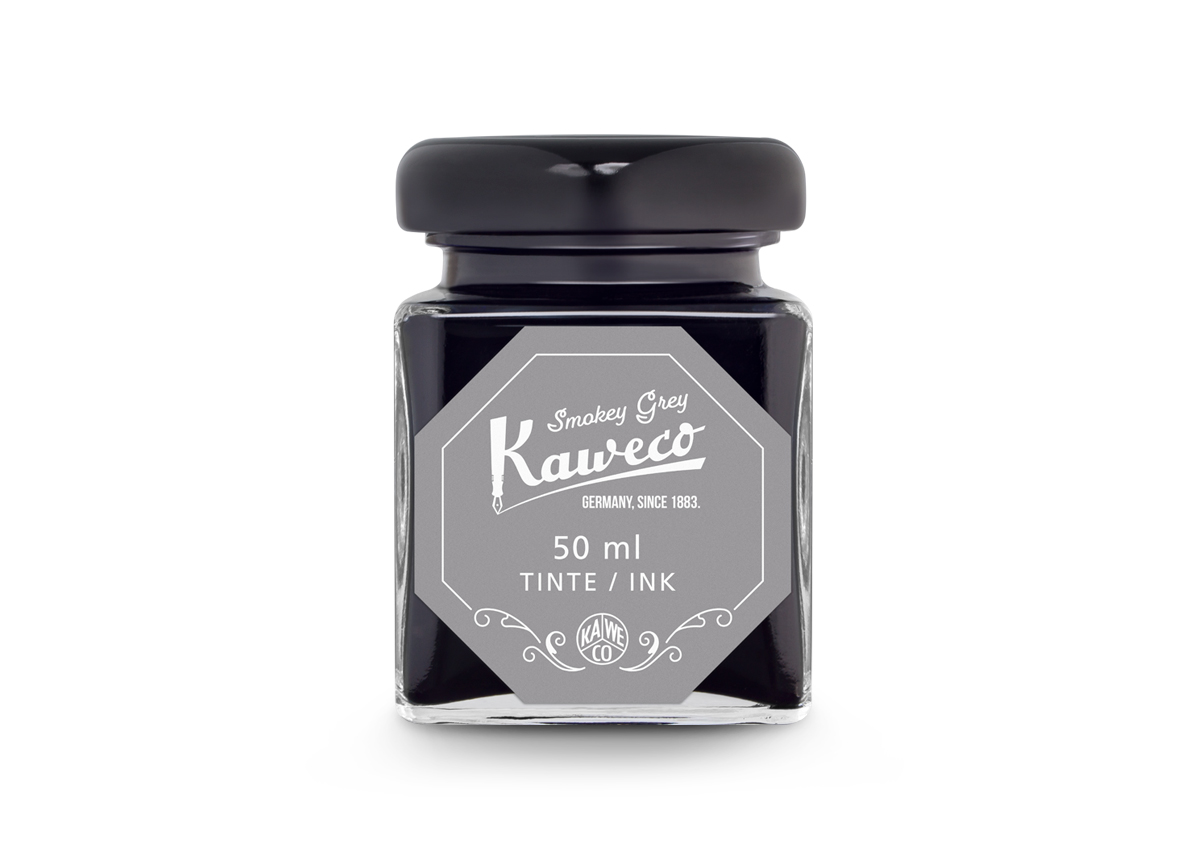 Kaweco_Ink_Bottle_SmoGrey_web_s Kaweco ink bottle smokey grey 50 ml