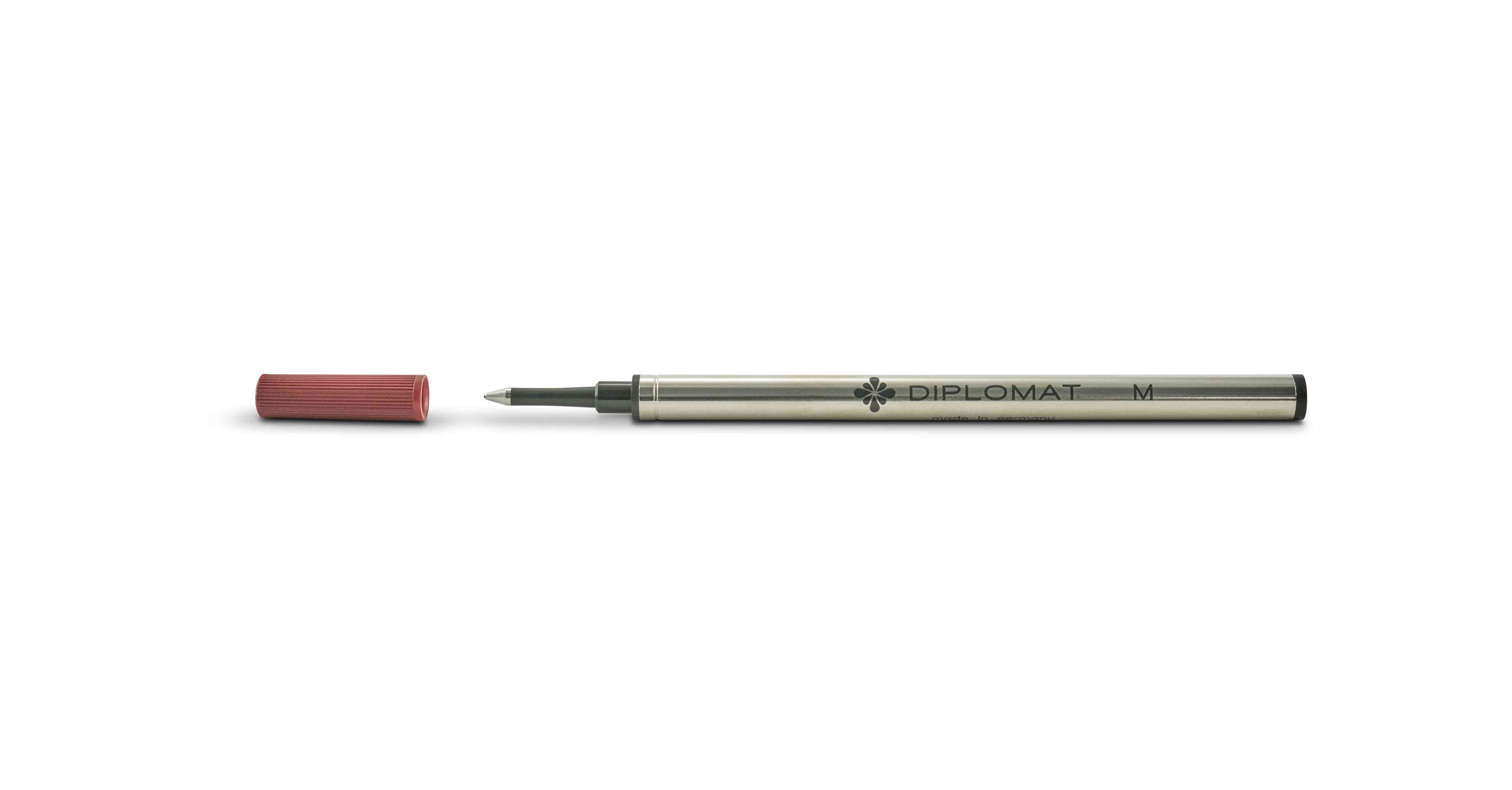 Diplomat-Rollerball-refill-M-black Diplomat Tintenrollermine Schwarz