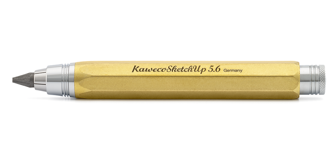 Kaweco_Messing_SKETCHUP_Fallbleistift Kaweco SKETCH UP Fallbleistift Messing Roh 5,6 mm