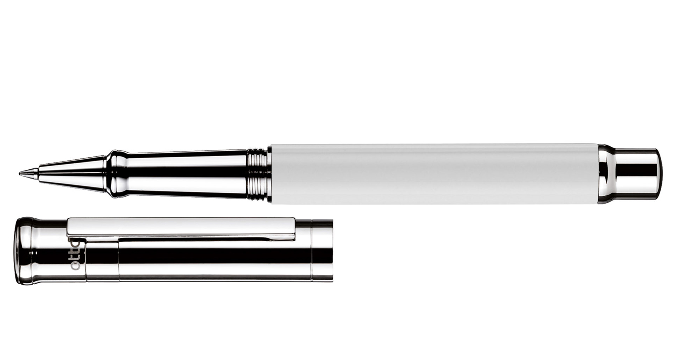 Otto-Hutt-Entwurf04-Weiss-Rollerball Otto Hutt Entwurf 04 Rollerball Weiß