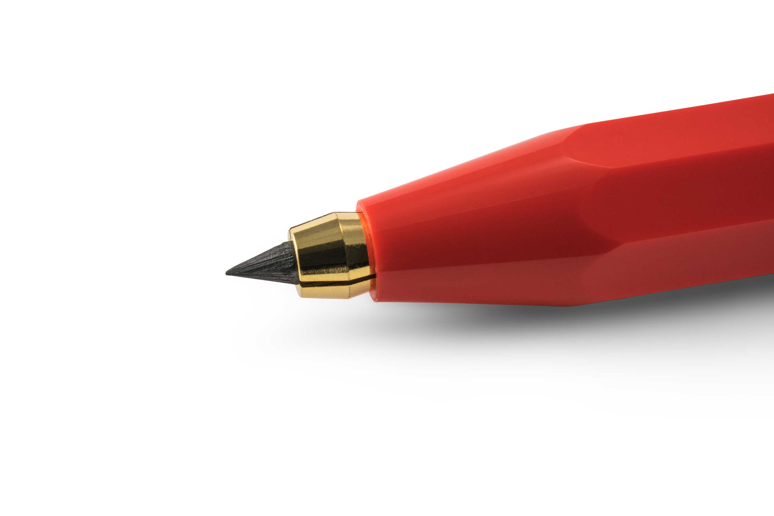 Kaweco-Details-CLASSIC-Sport-Rot-Fallbleistift Kaweco CLASSIC Sport clutch pencil 3.2 mm red detail front