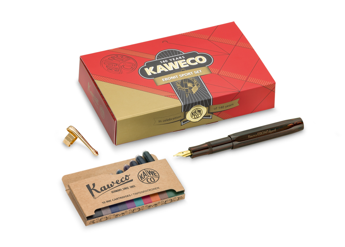 Kaweco_Ebonit_Sport_Set_Packaging_spread_03_web_s Kaweco EBONIT Sport Füllhalter Set