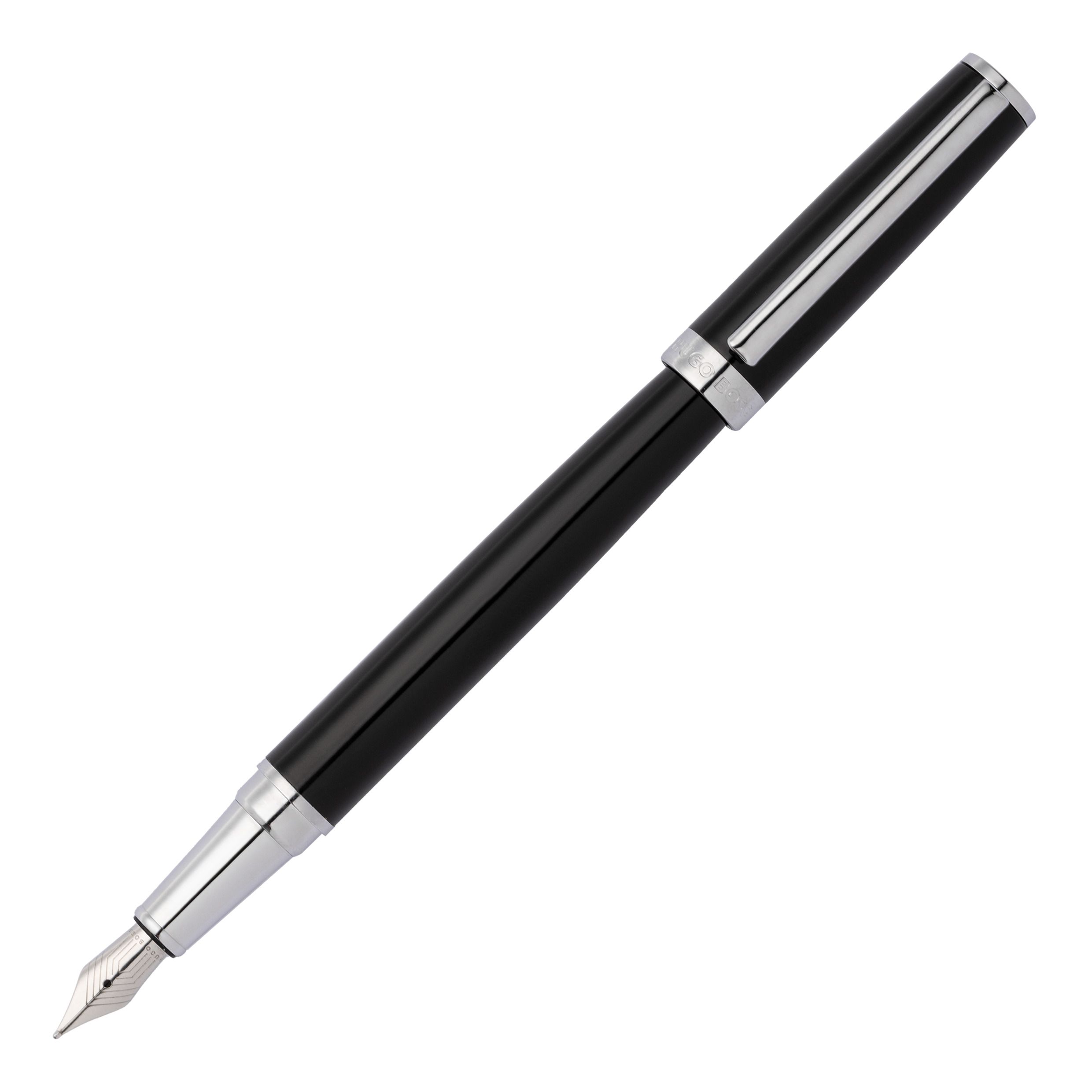 HSN2542A_Z-1 Hugo Boss Fountain Pen Gear Icon Black