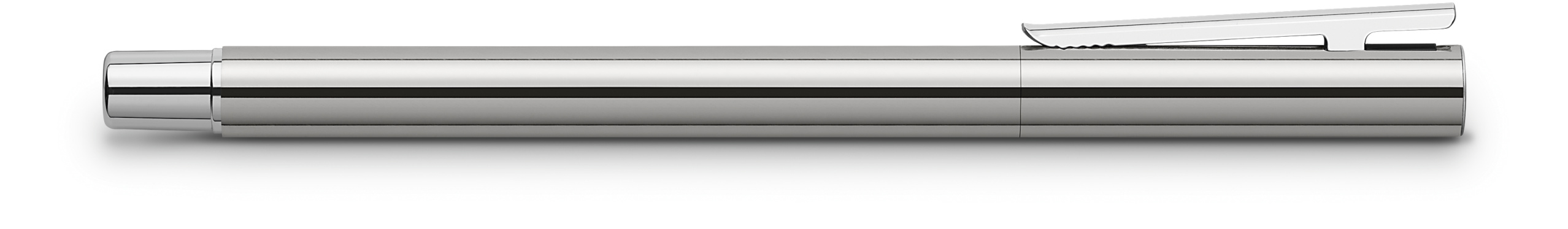 342000_Neo-Slim-Stainless-Steel-fountain-pen-M-silver-shiny_High-Res_52110 Faber-Castell Füller Neo Slim Edelstahl, glänzend