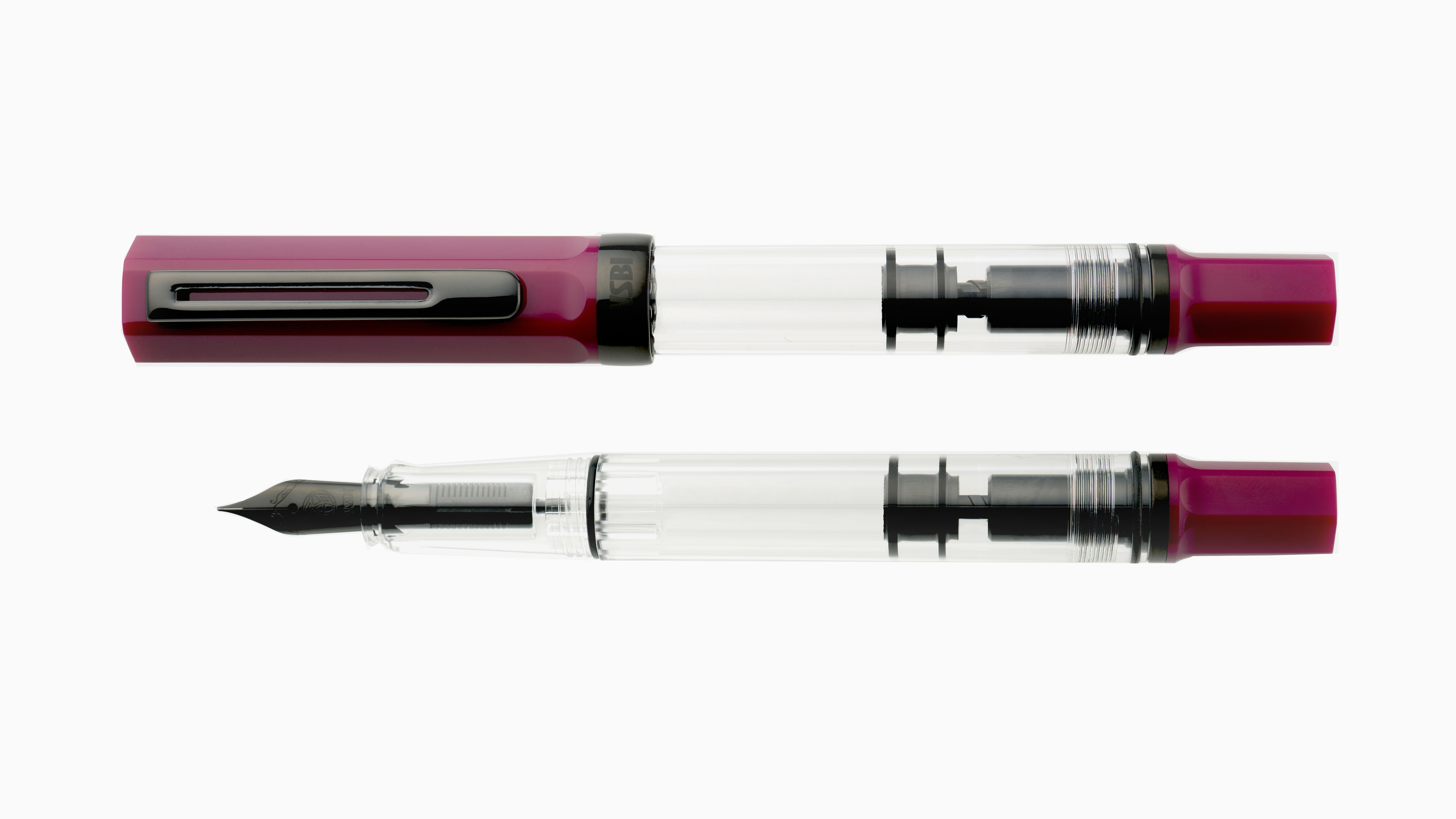 TWSBI ECO Plum Onyx Kolbenfüllhalter
