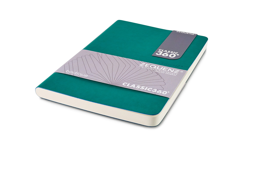 Zequenz Boutique Notizbuch 360 Grün B6