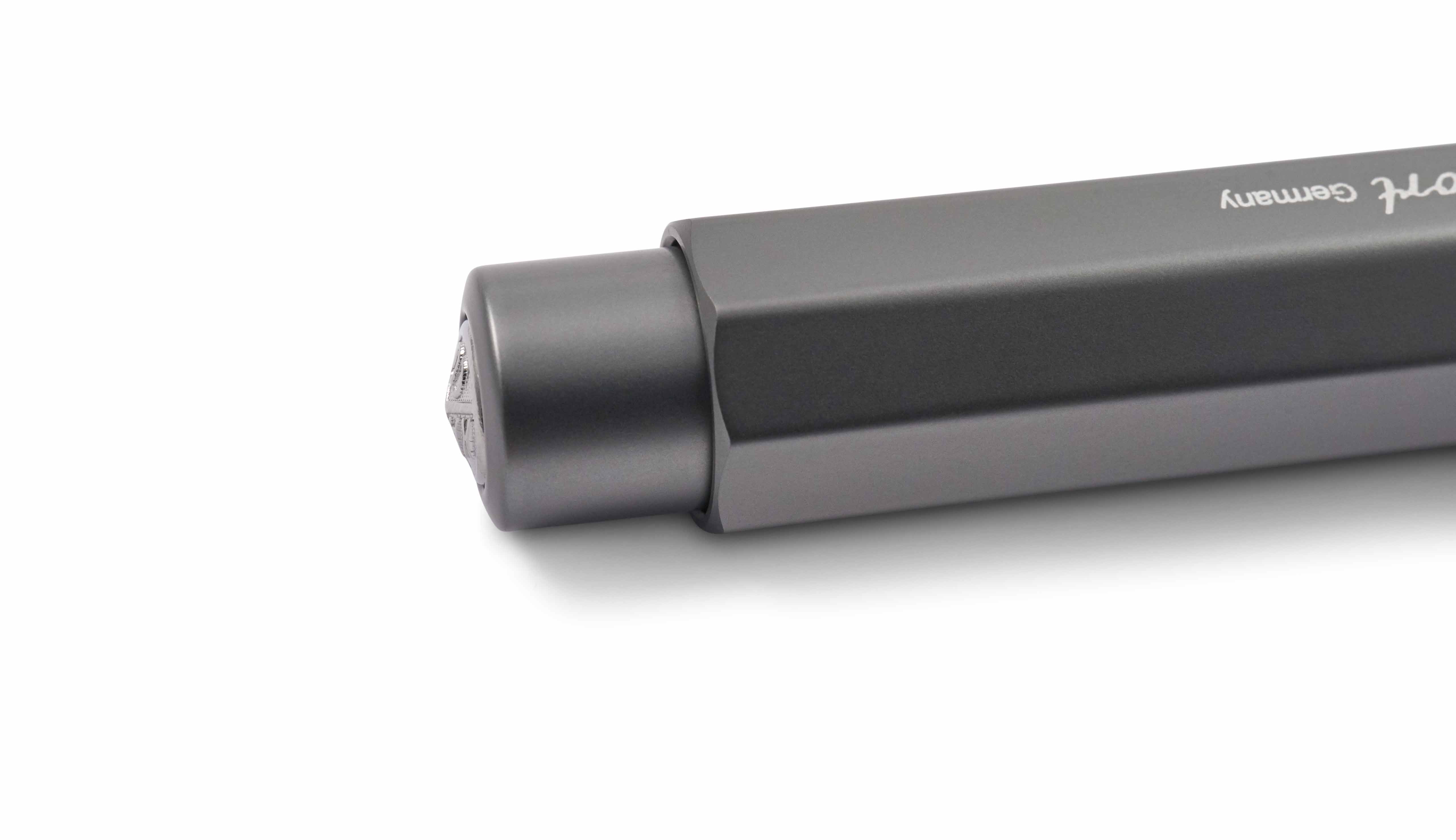 Kaweco-AL-Sport-Detail-Anthrazit-Druckknopfnara51zlxFlev Kaweco AL Sport ballpen anthracite detail back