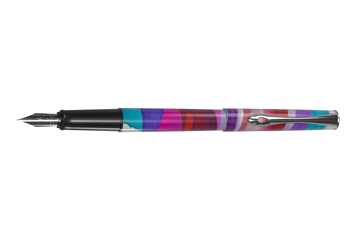 DIP_STYL_02_V2_top_ouv_fountain-pen_open Diplomat Esteem Füllhalter MadC2 Violet Caneva Limited Edition