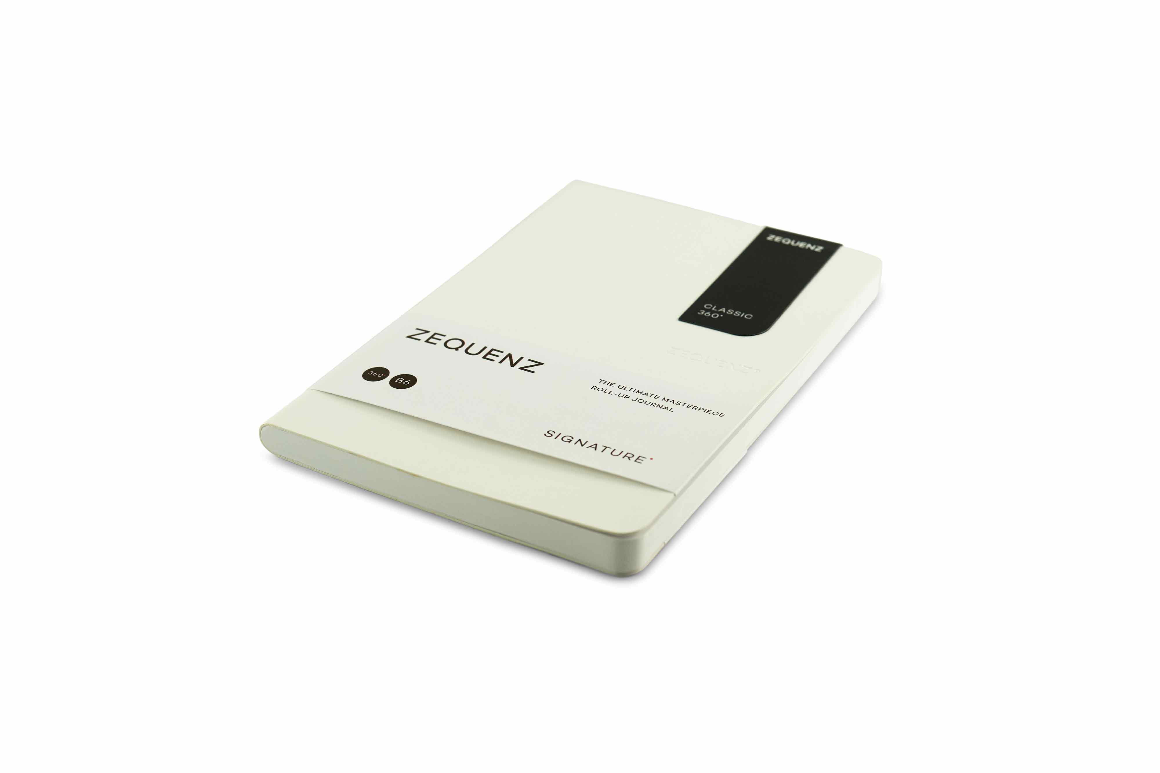 Zequenz-notebook-Signature-Lite-B6-white Zequenz Signature Lite 360 Notizbuch B6 Weiß