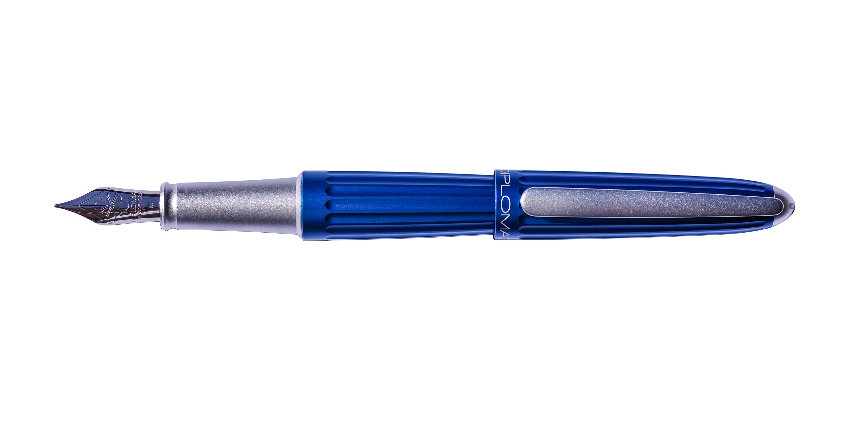 Diplomat-Aero-F-ller-Blau-Stahl-fountain-pen-blue Diplomat Aero fountain pen blue nib steel