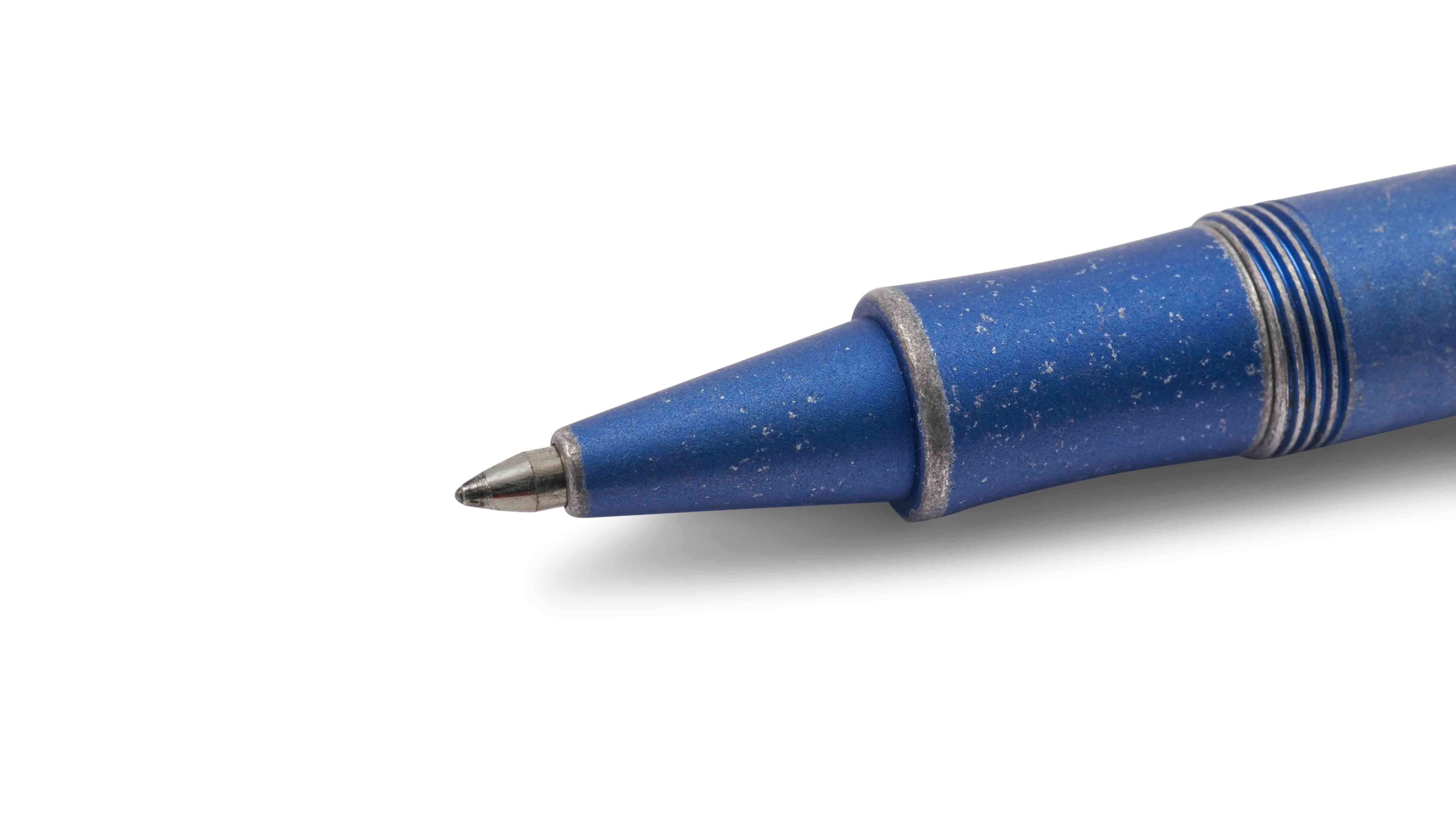 Kaweco-AL-Stonewashed-Detail-Blau-Rollerball Kaweco AL Sport Stonewashed Rollerball Blau Detail Front