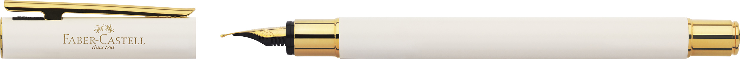 141440_Fountain-pen-Neo-Slim-gold-marshmallow-M_High-Res_88144 Faber-Castell Füllhalter Neo Slim gold marshmallow