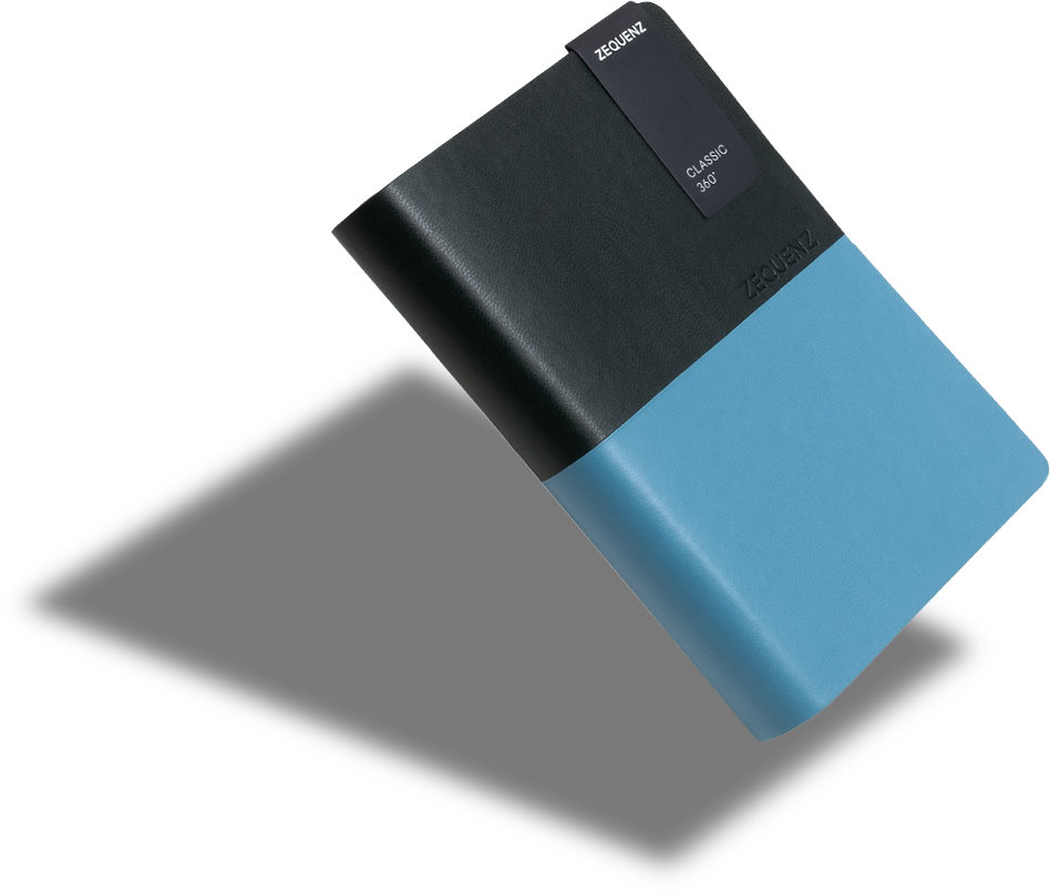 Zequenz Basic Plus Notizbuch A6 Emerald Lagoon