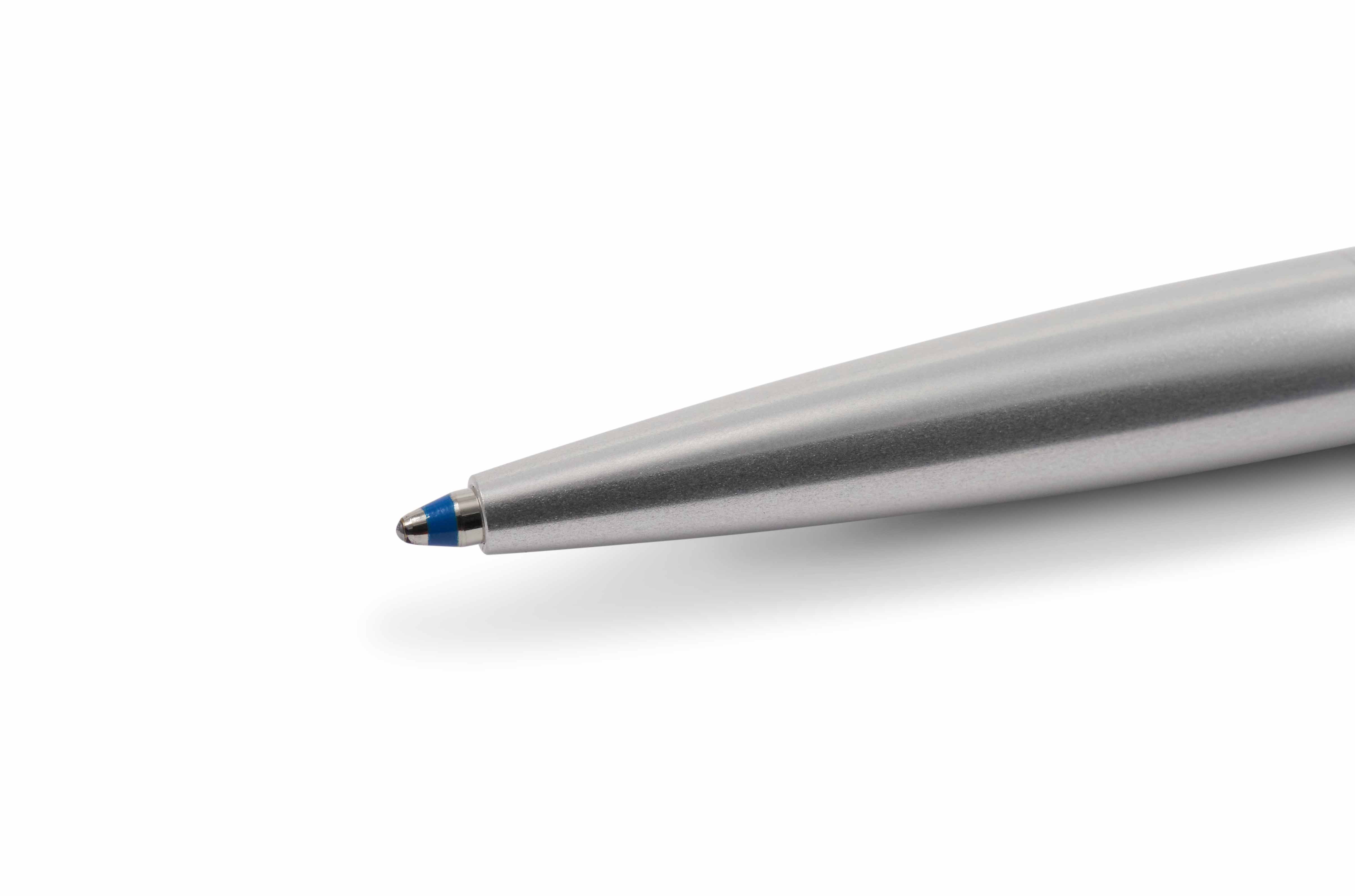 Kaweco-Liliput-Detail-Silber-Kugelschreiber-Spitze Kaweco LILIPUT ballpen silver detail front