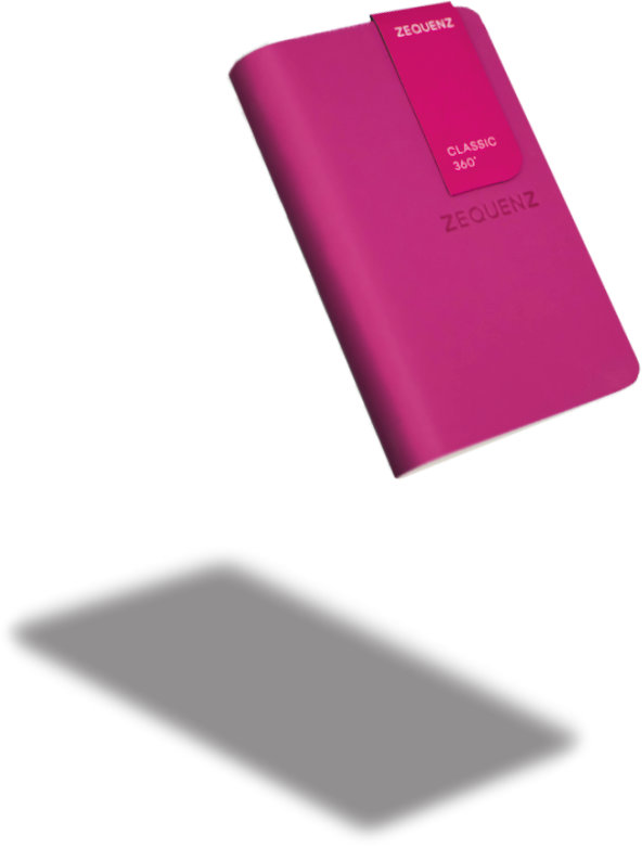 Zequenz The Color Notizbuch A7 Magenta