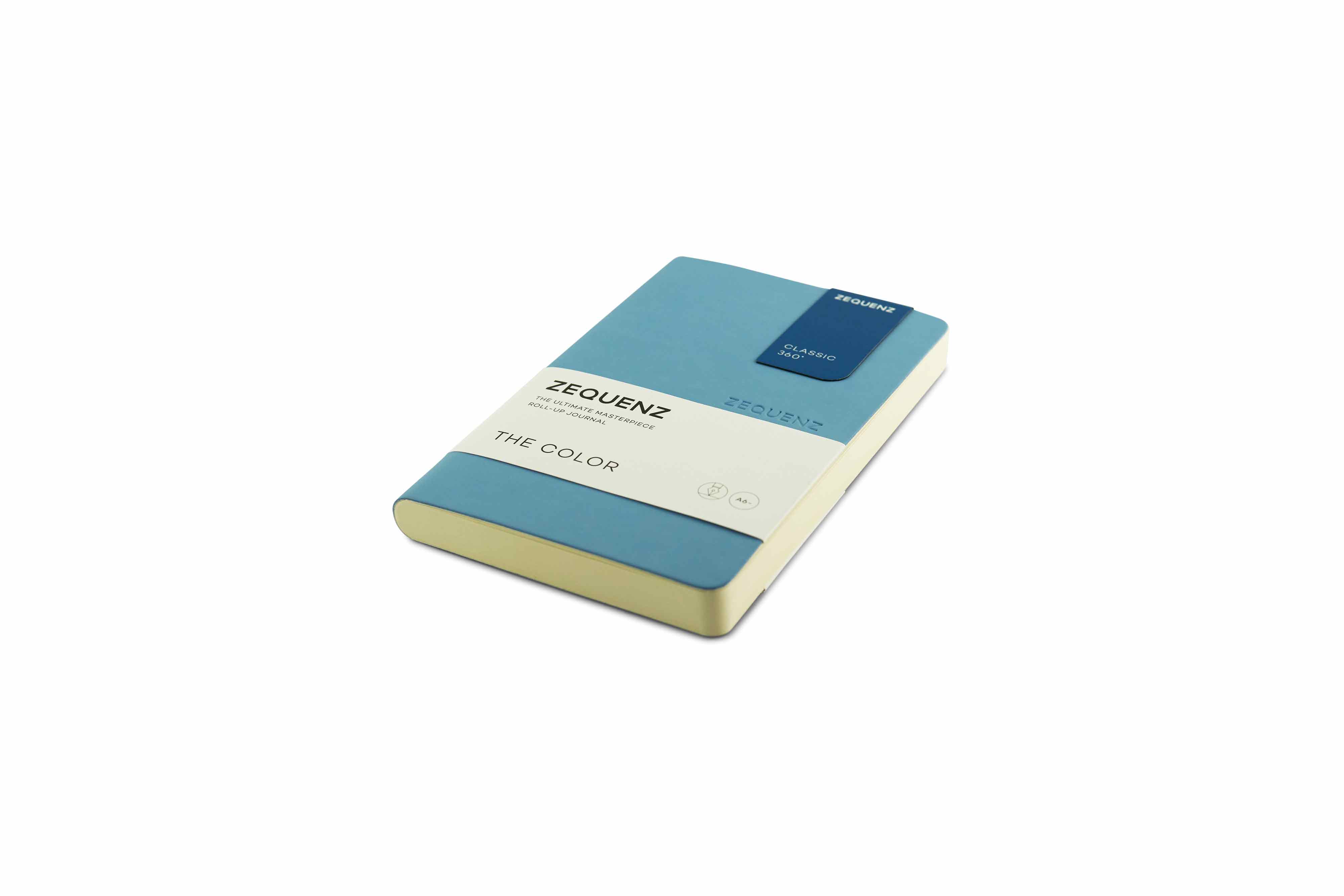 Zequenz-notebook-The-Color-A6-Light-blue Zequenz The Color Notizbuch A6- Hellblau