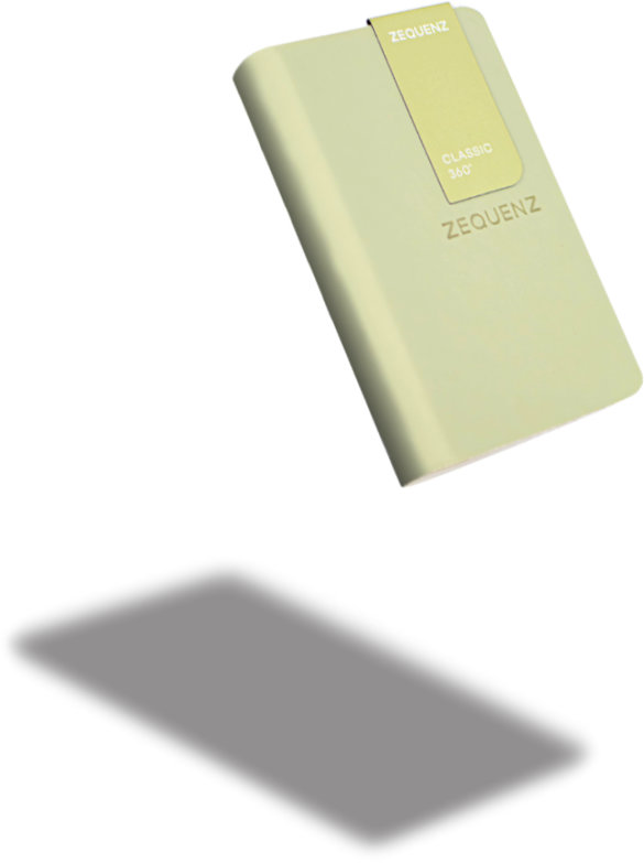 Zequenz The Color Notizbuch A7 Olivgrün