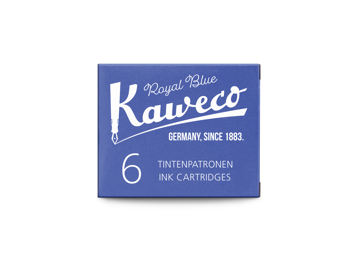 Kaweco_Ink_6-pack_RoyBlu_web_s Kaweco Tintenpatronen Königs Blau löschbar