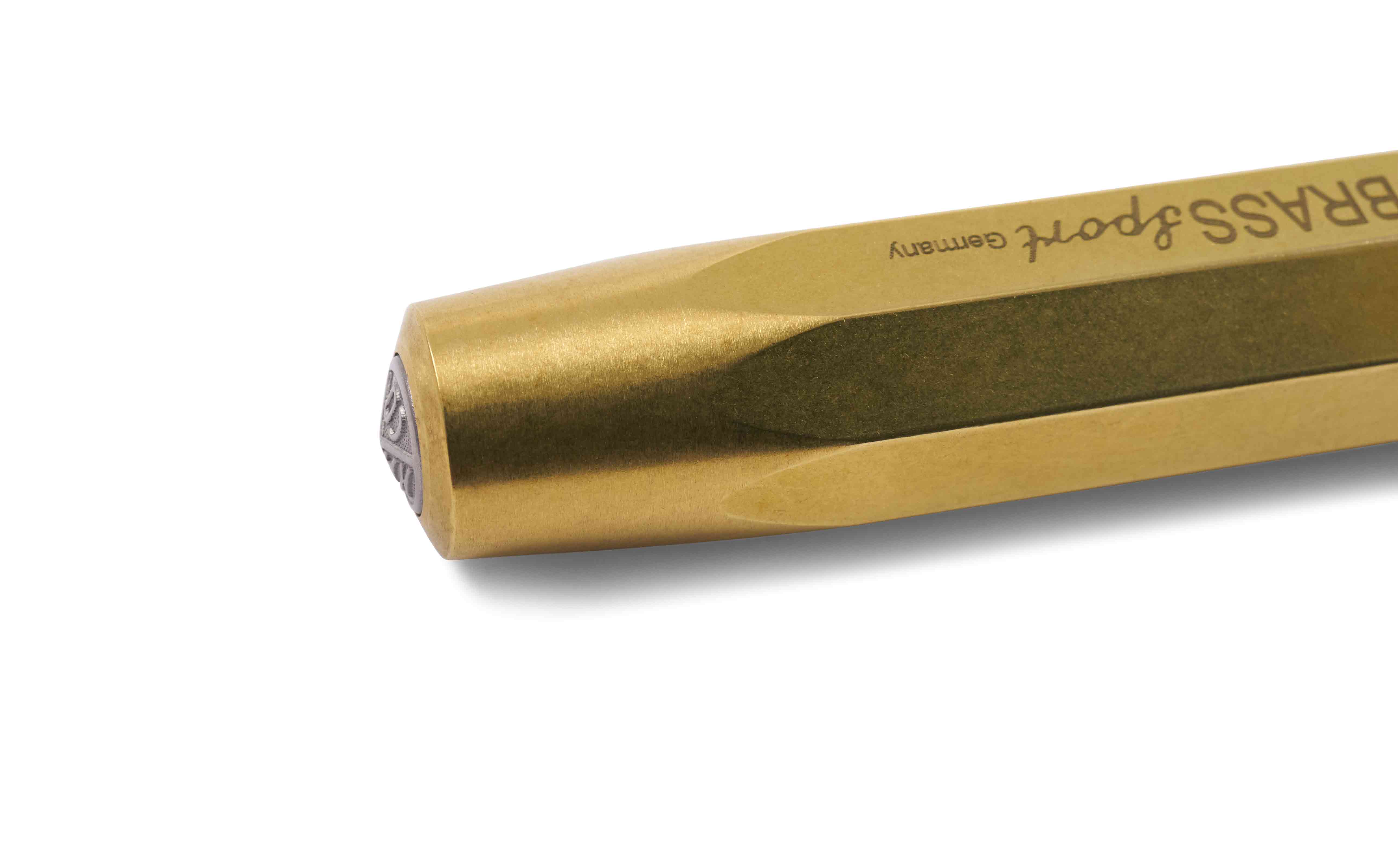 Kaweco-BRASS-Sport-Detail-F-ller-und-Roller-Kappe Kaweco BRASS Sport fountain pen detail cap