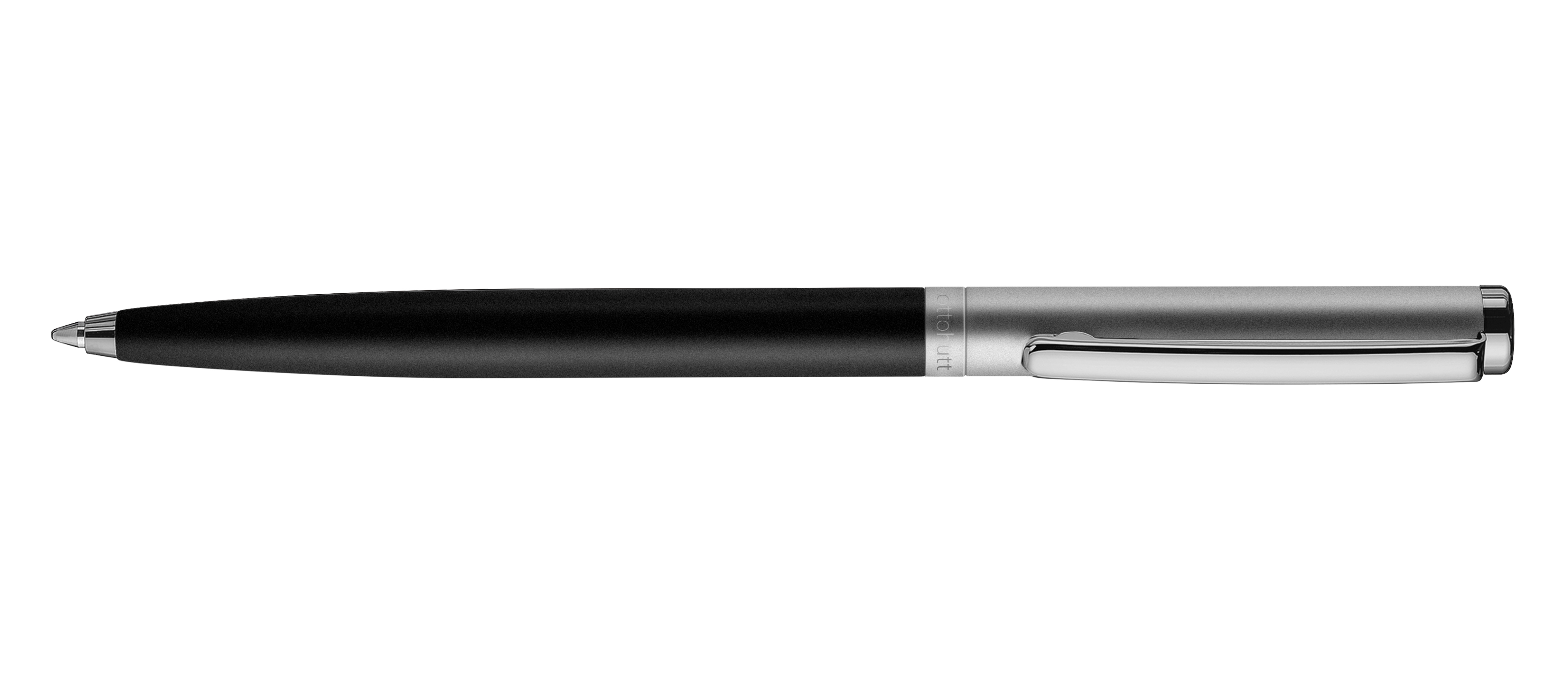 Otto-Hutt-Design-01-schwarz-matt-ruthenium-matt-Kugelschreiber Otto Hutt Entwurf 01 Kugelschreiber Schwarz matt Ruthenium matt