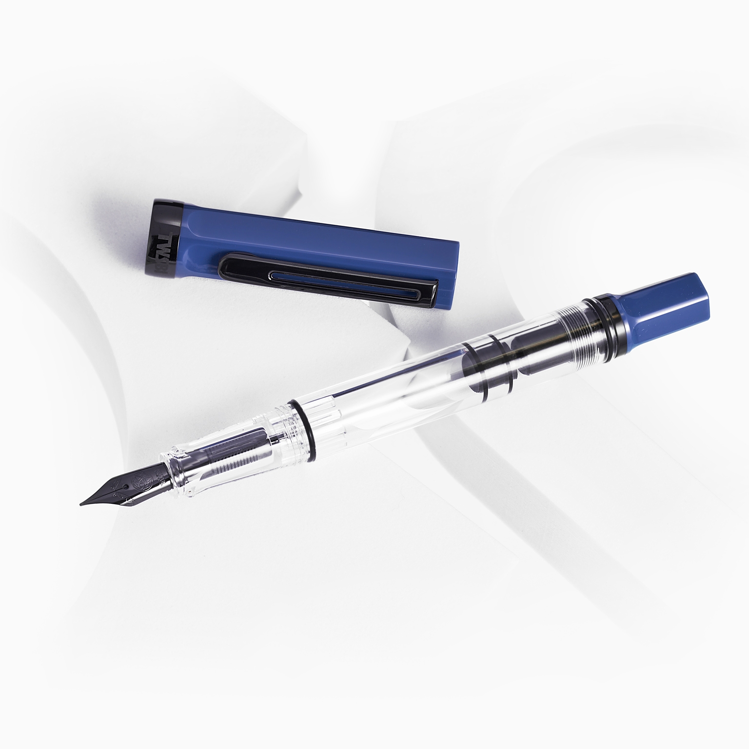 TWSBI ECO Slate Blue Onyx Kolbenfüllhalter