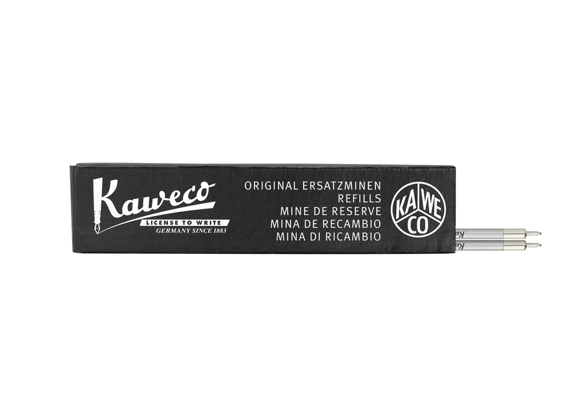 Kaweco_D1_Ball_Pen_Refill_Pack_Black_0-5_web Kaweco Kugelschreiber Minen D1 Nadelspitze 0.5 mm schwarz