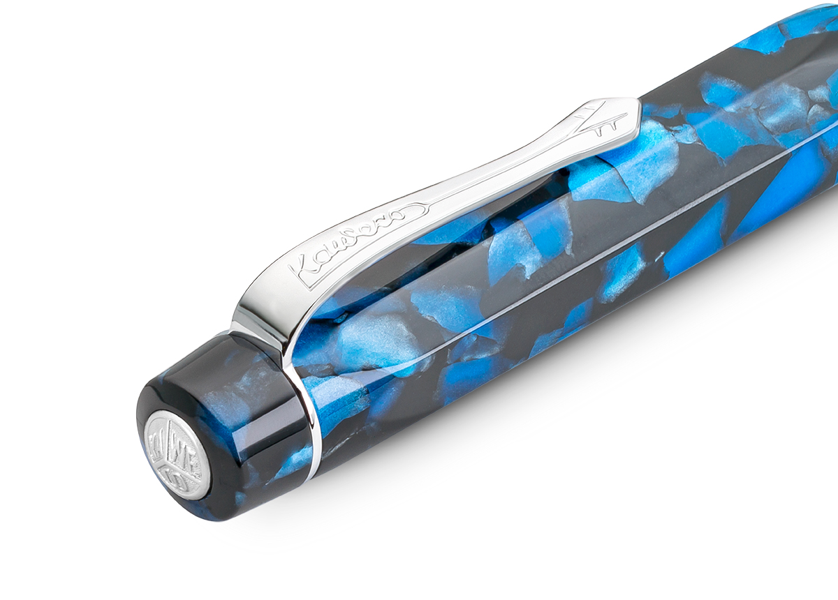 Kaweco Art Sport Füllhalter Pebble Blue | Extra Breit Premium Stahl