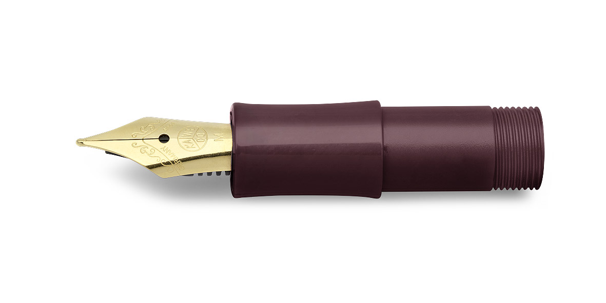 Kaweco_CLASSIC_nib_front_part_bordeaux586cf28991cf0 Kaweco CLASSIC Sport Mundstück mit Feder Bordeaux