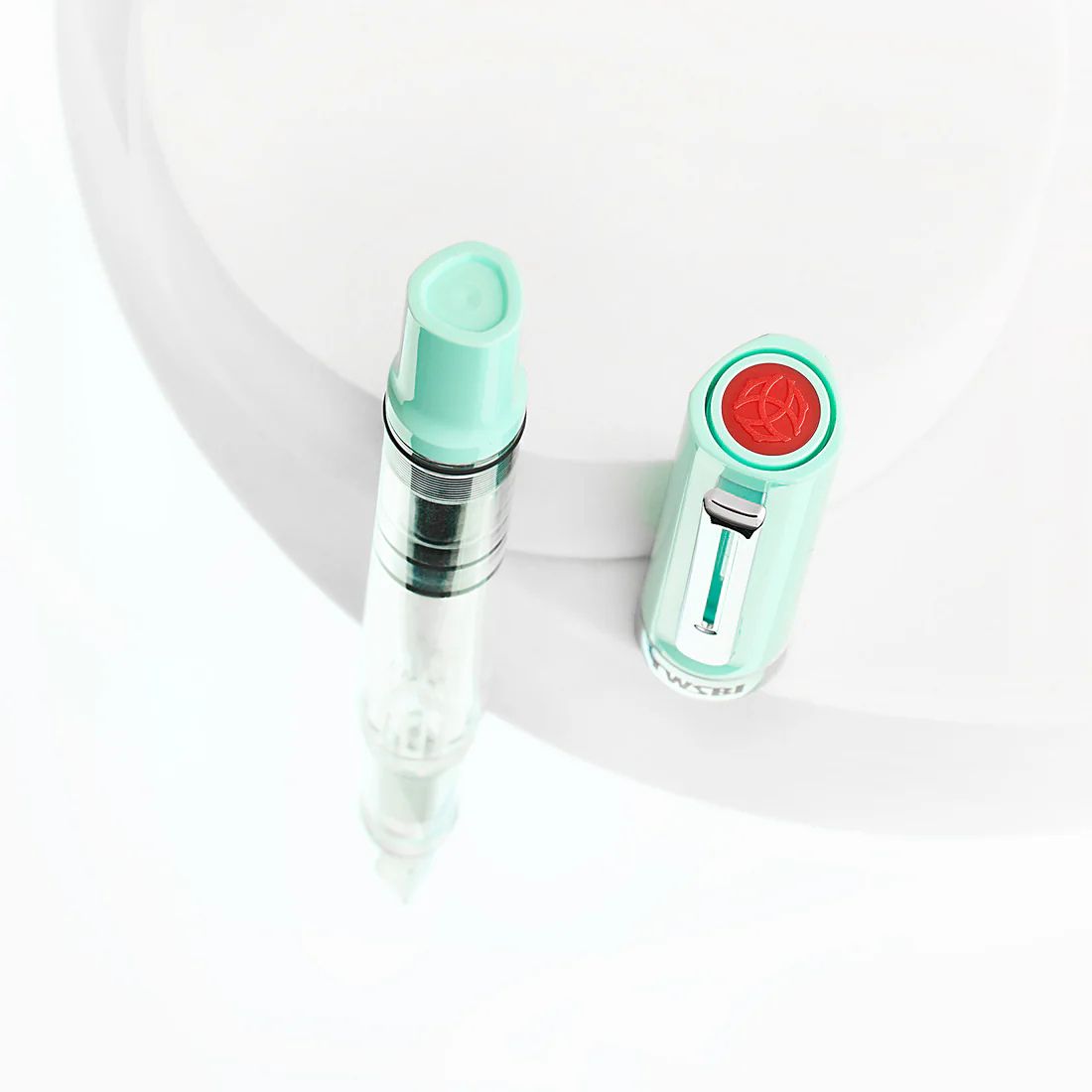 TWSBI ECO T Kolbenfüllhalter Mint Blau