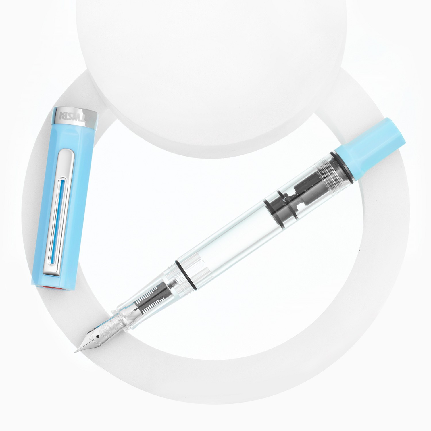 TWSBI ECO Kolbenfüllhalter Sky Blue