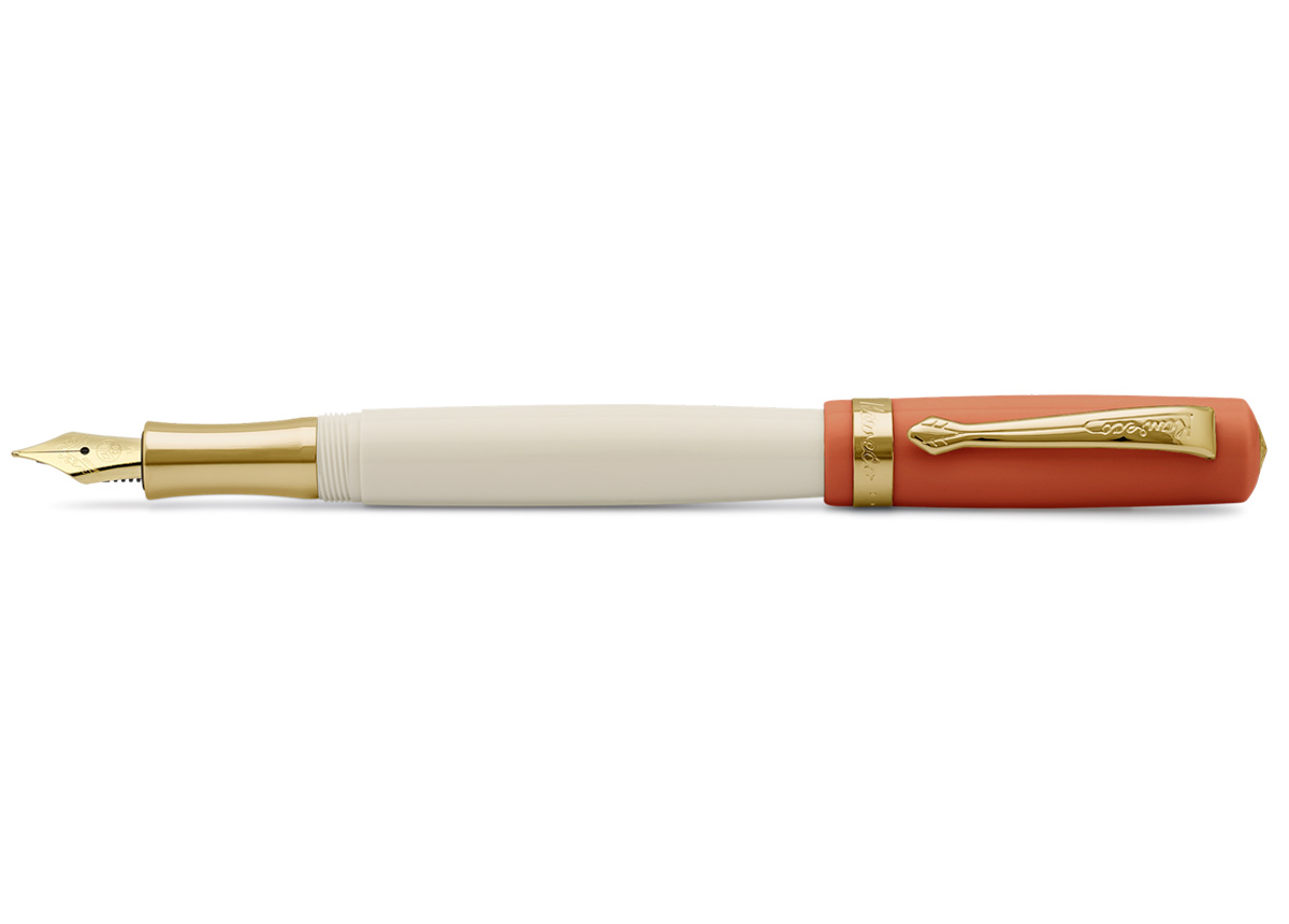 Kaweco-Student-fountain-pen-orange-cream-white-gold-70s-soul Kaweco STUDENT Füllhalter 70's Soul