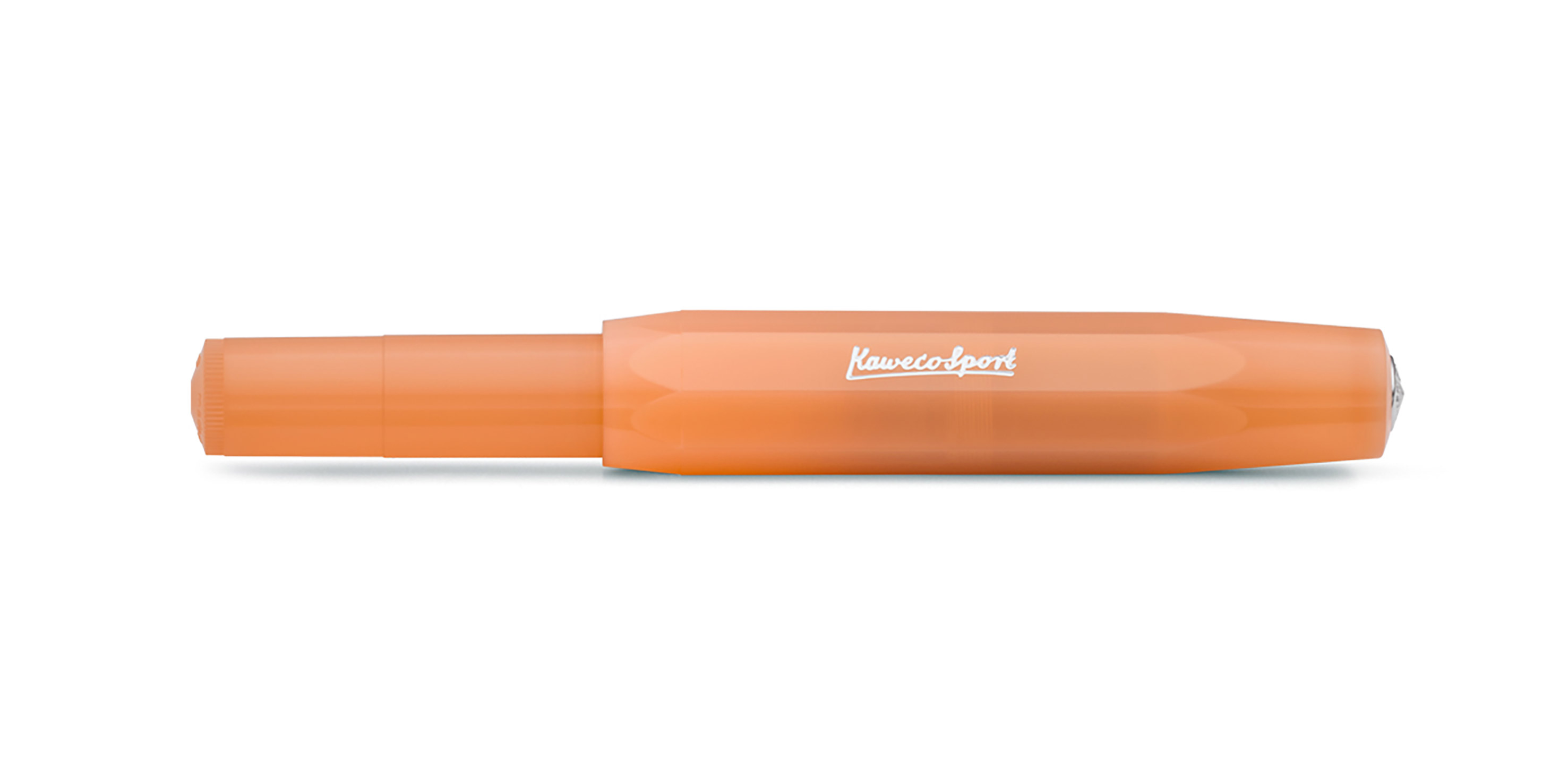 Kaweco-Frosted-Sport-F-ller-Geschlossen-Soft-Mandarine-fountain-pen-closed Kaweco FROSTED Sport fountain pen Soft Mandarine closed