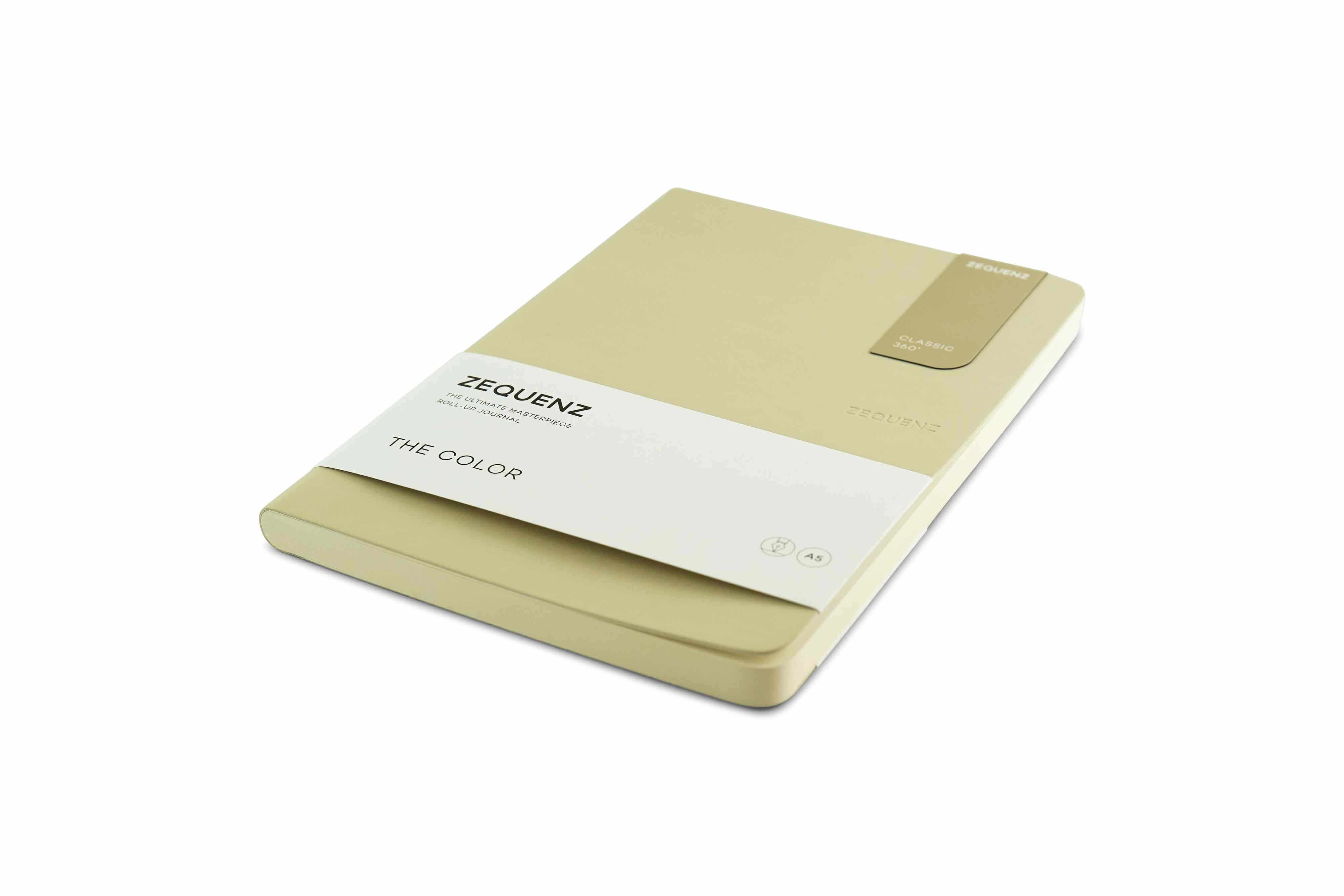 Zequenz-notebook-The-Color-A5-Beige-Brown Zequenz The Color Notizbuch A5 Beige Braun