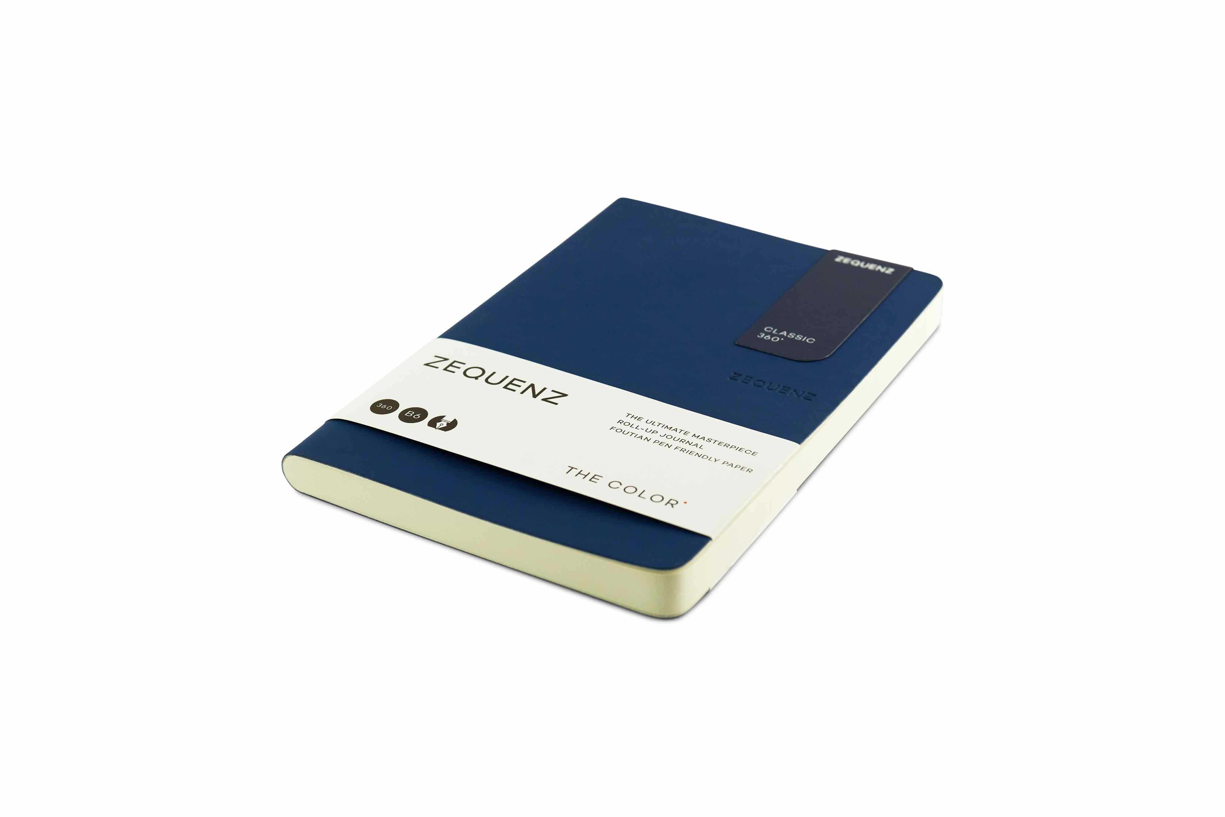 Zequenz The Color Notizbuch B6 Dunkles Marineblau